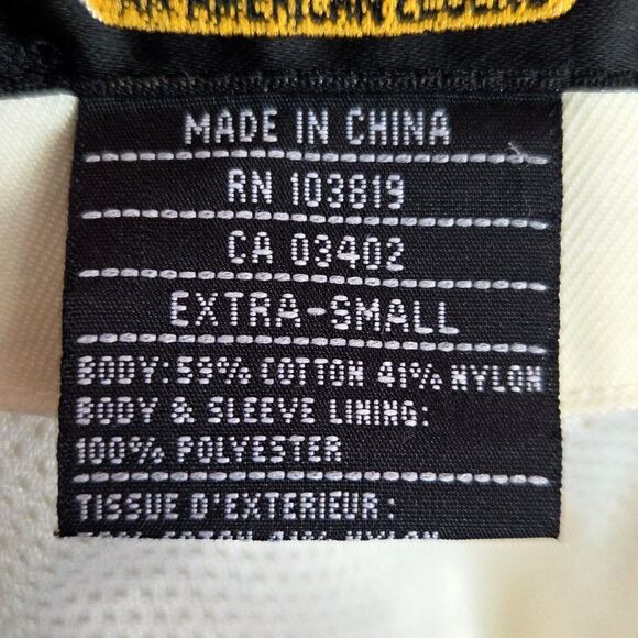 HARLEY DAVIDSON VINTAGE  Stripe Jacket Orange White Womens‎ Size XS Motorcycle - Picture 15 of 15